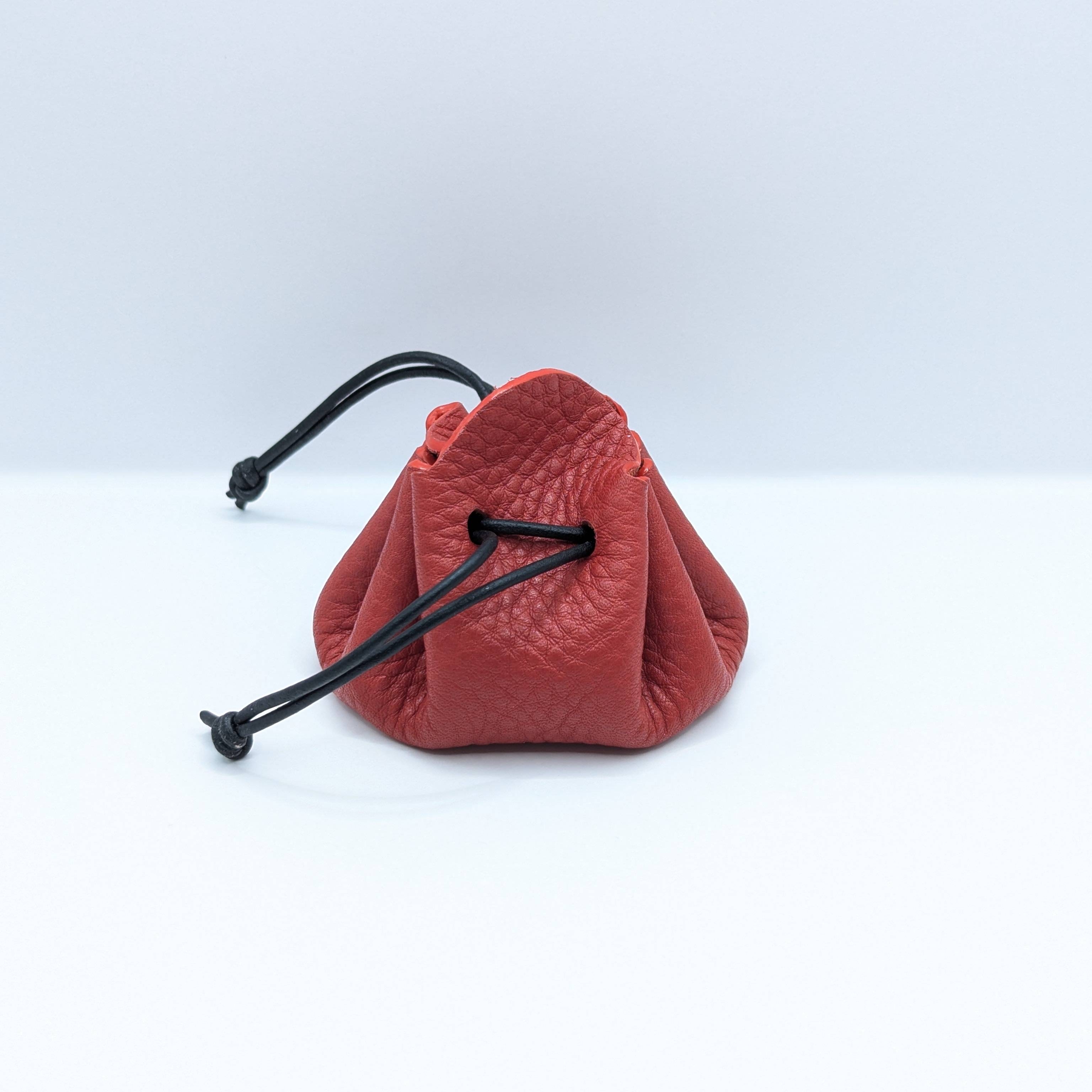 Petite bourse Rouge Grainé