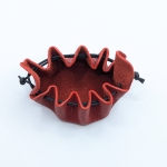 Petite bourse Rouge Grainé