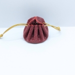 Petite bourse Rouge foncé Imitation galuchat