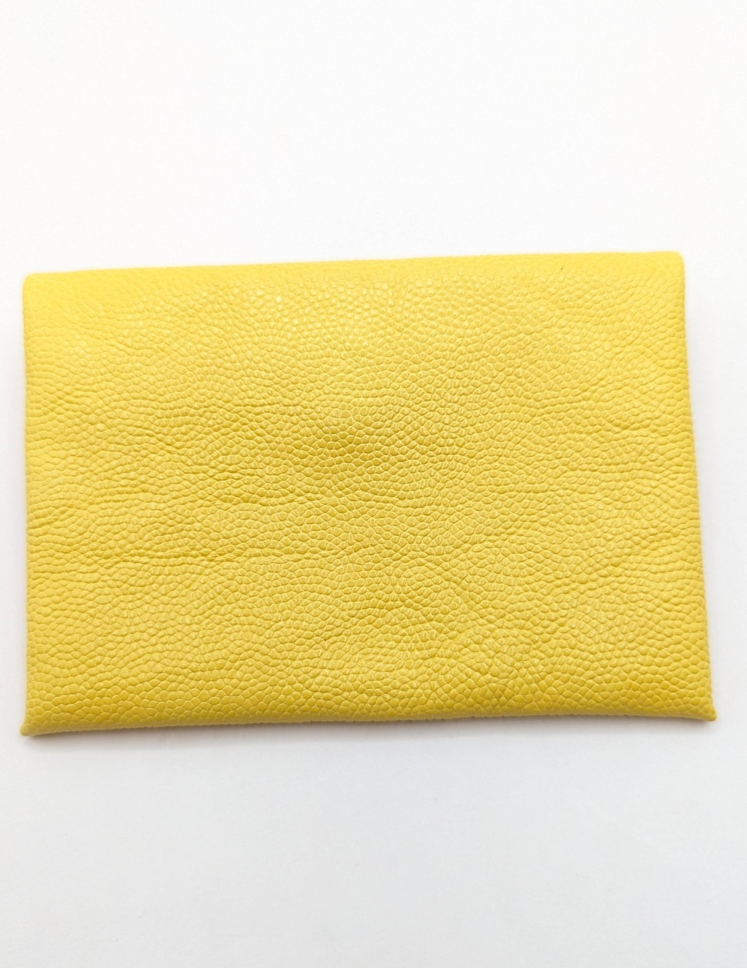 Porte-cartes Jaune grainé