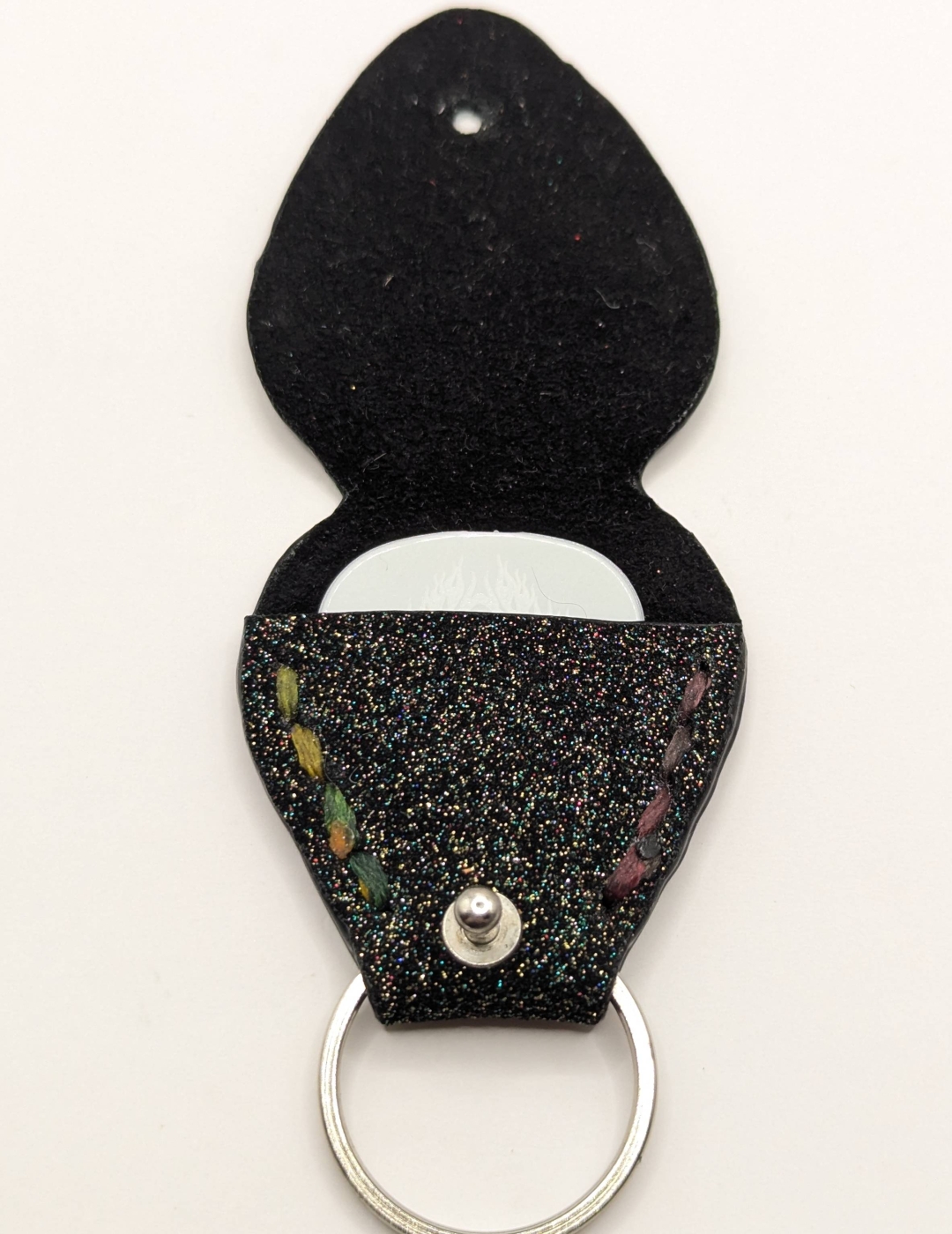 Étui à médiator Noir pailleté