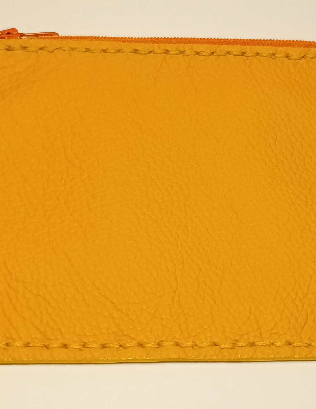 Porte-monnaie jaune et orange