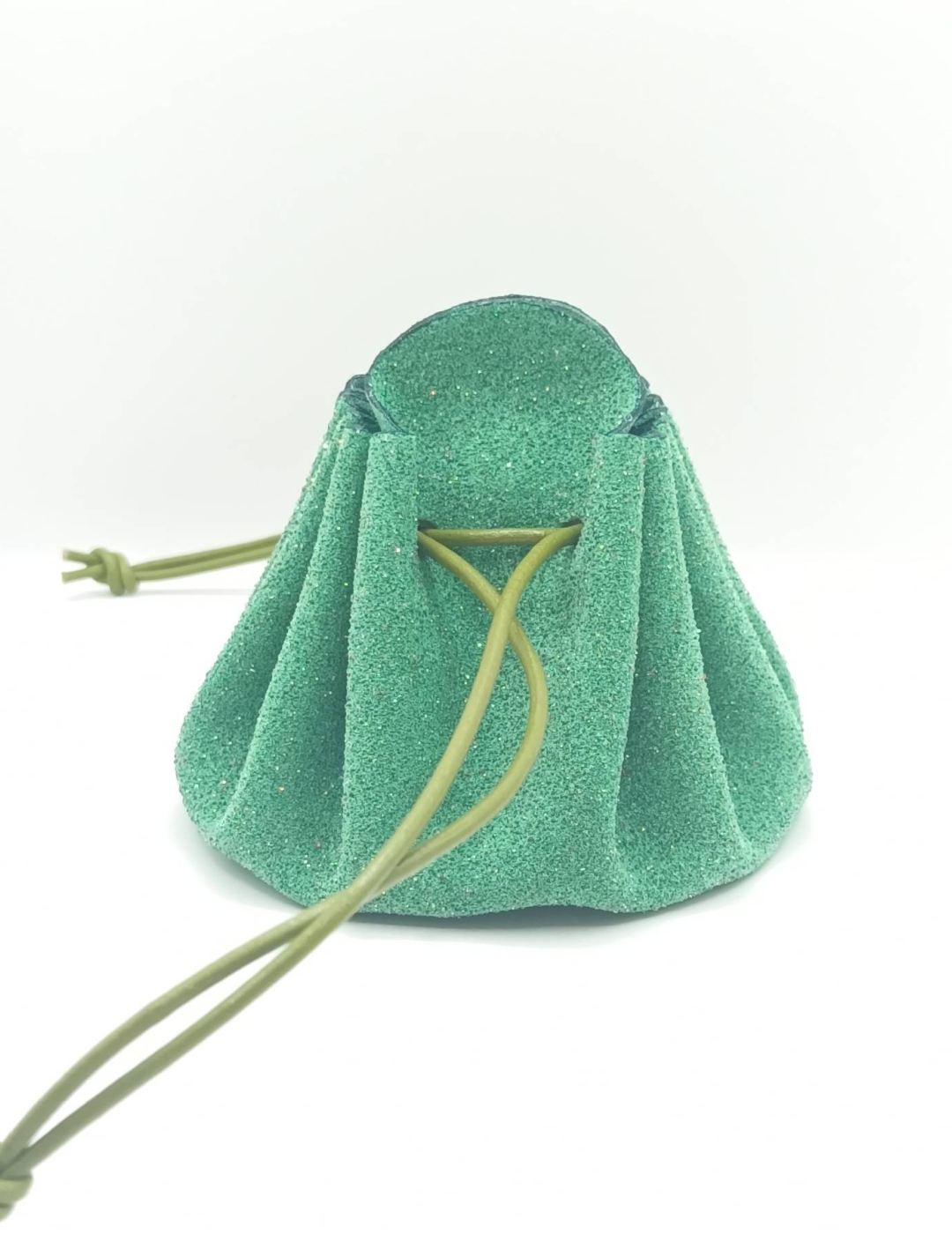 Grande bourse Vert Perlé