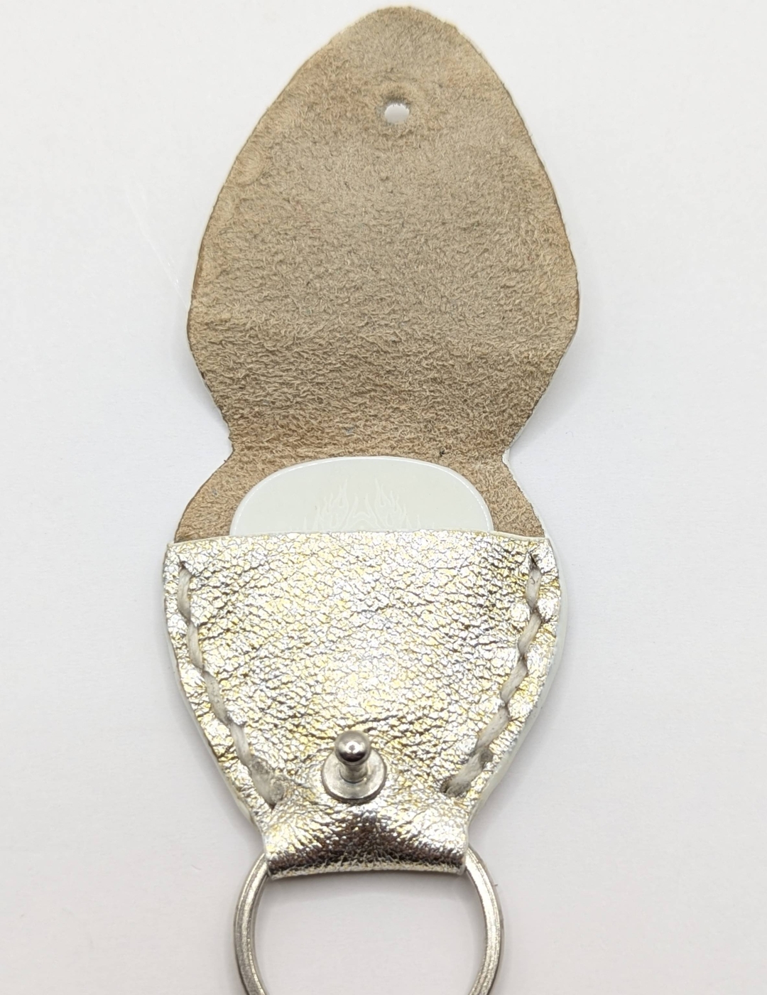 Étui à médiator Argenté doré mélangé