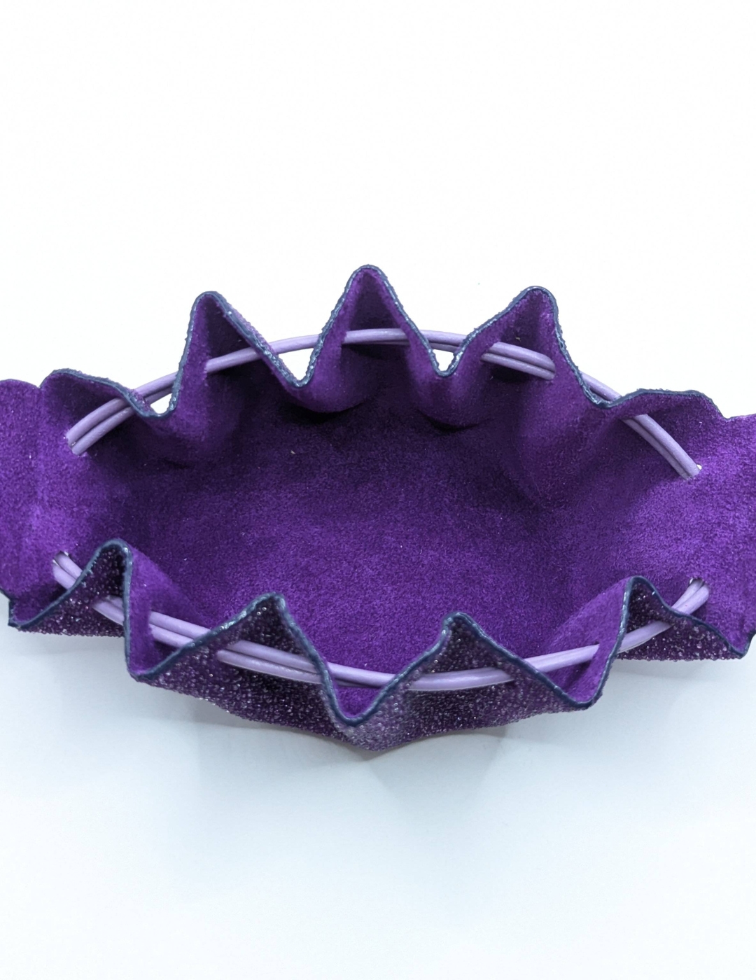 Petite bourse Violet Perlé