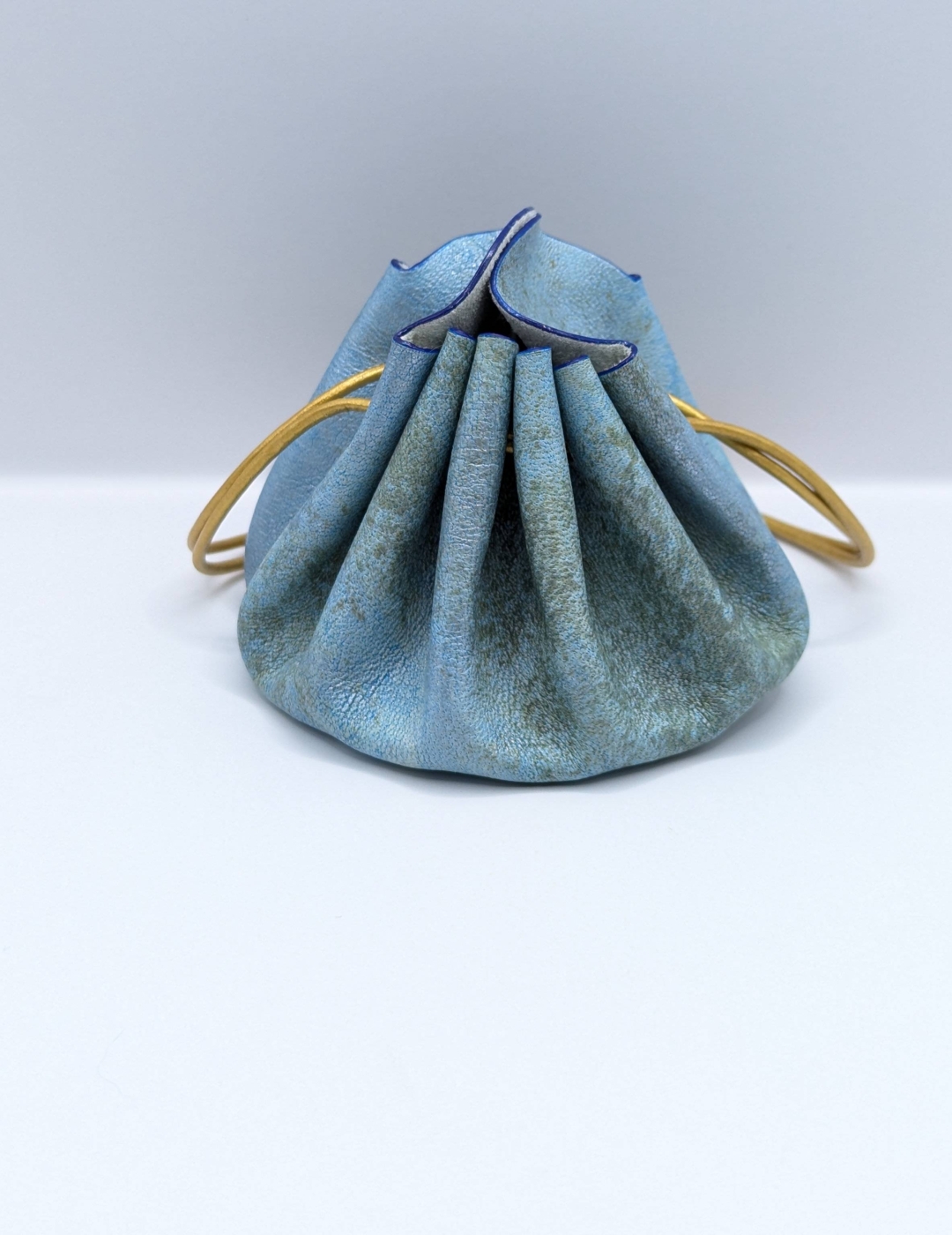 Grande bourse Bleu nuancé gris