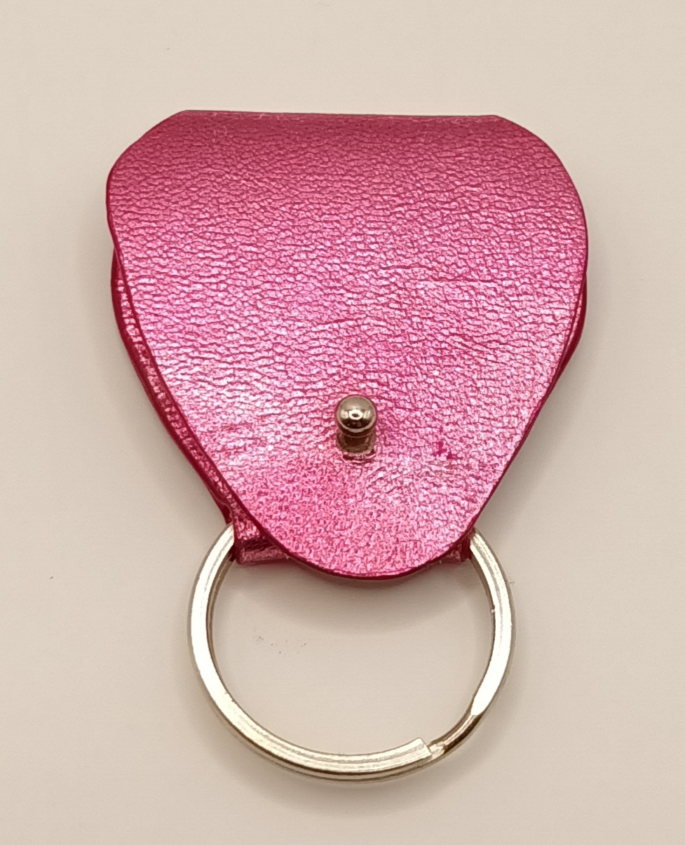 Étuis à médiator rose métallisé
