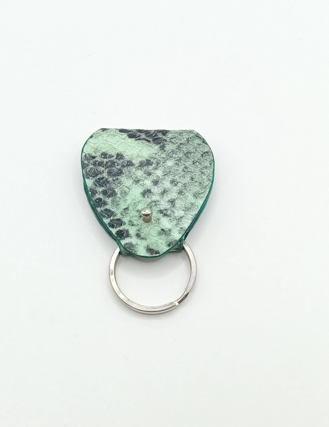 Étui à médiator Vert menthe imitation serpent