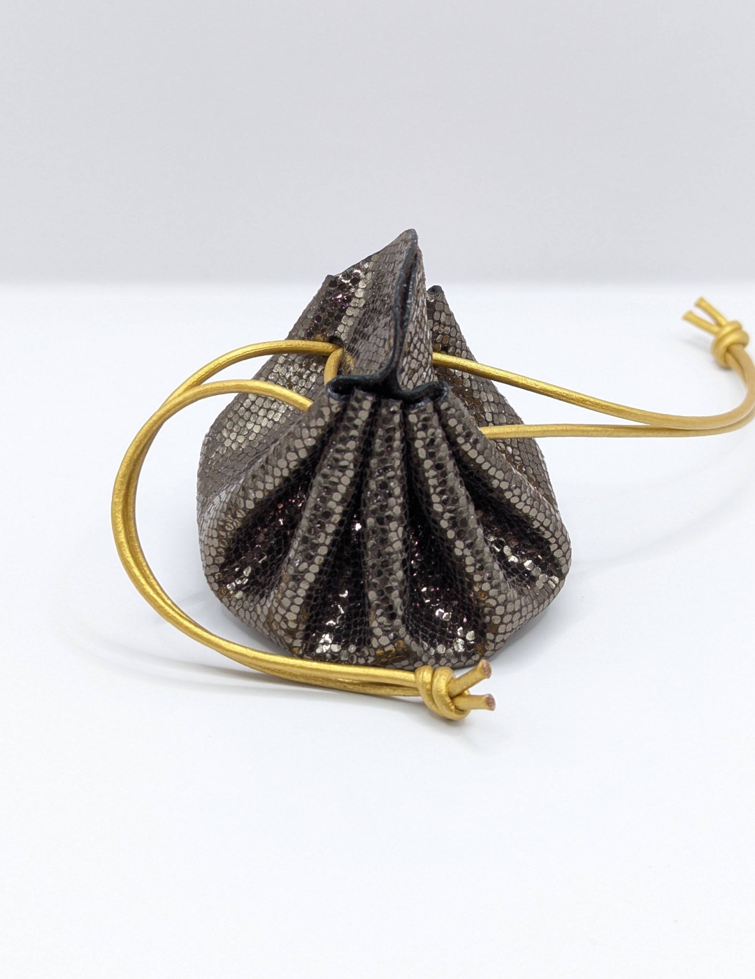 Petite bourse Bronze doré