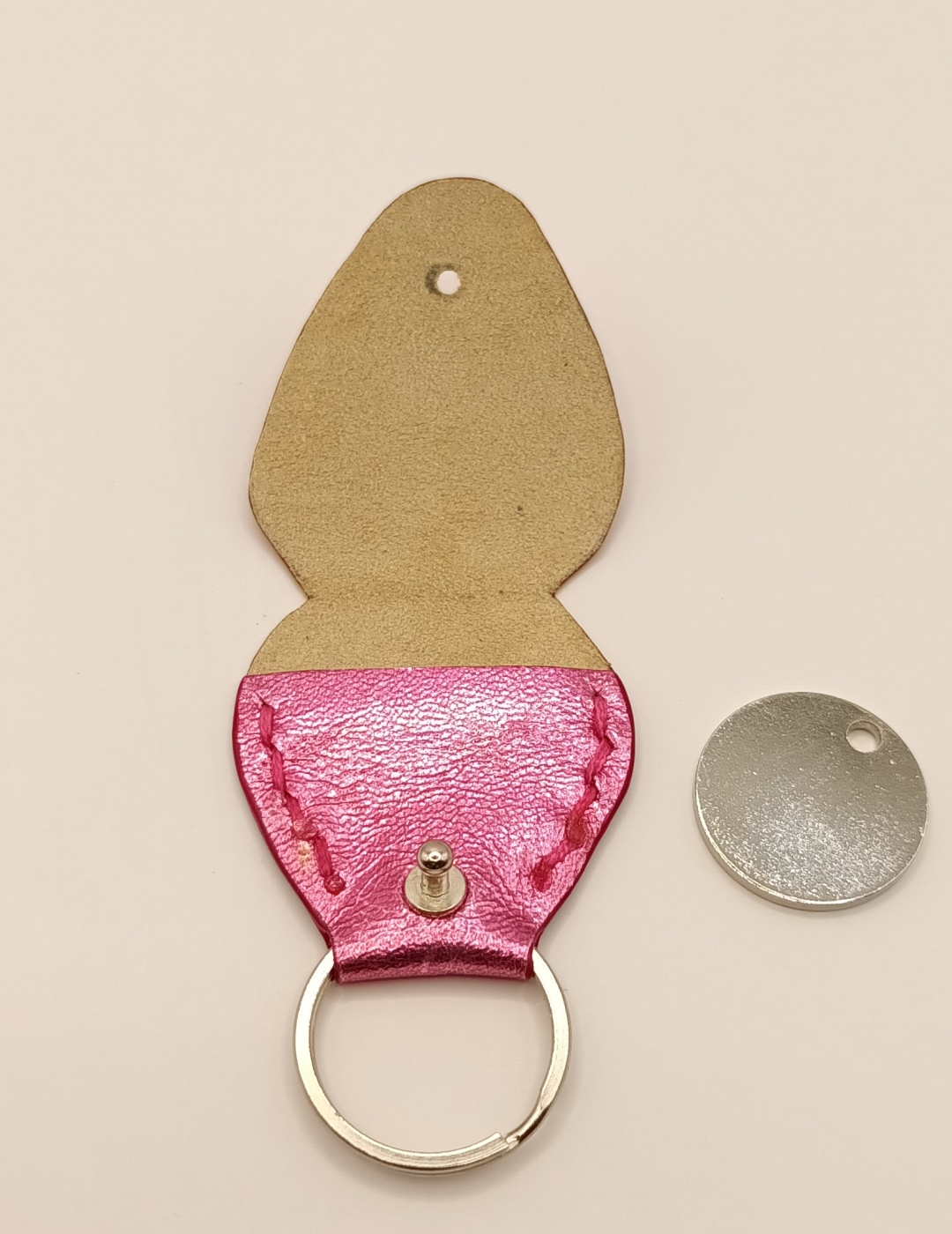 Étuis à médiator rose métallisé
