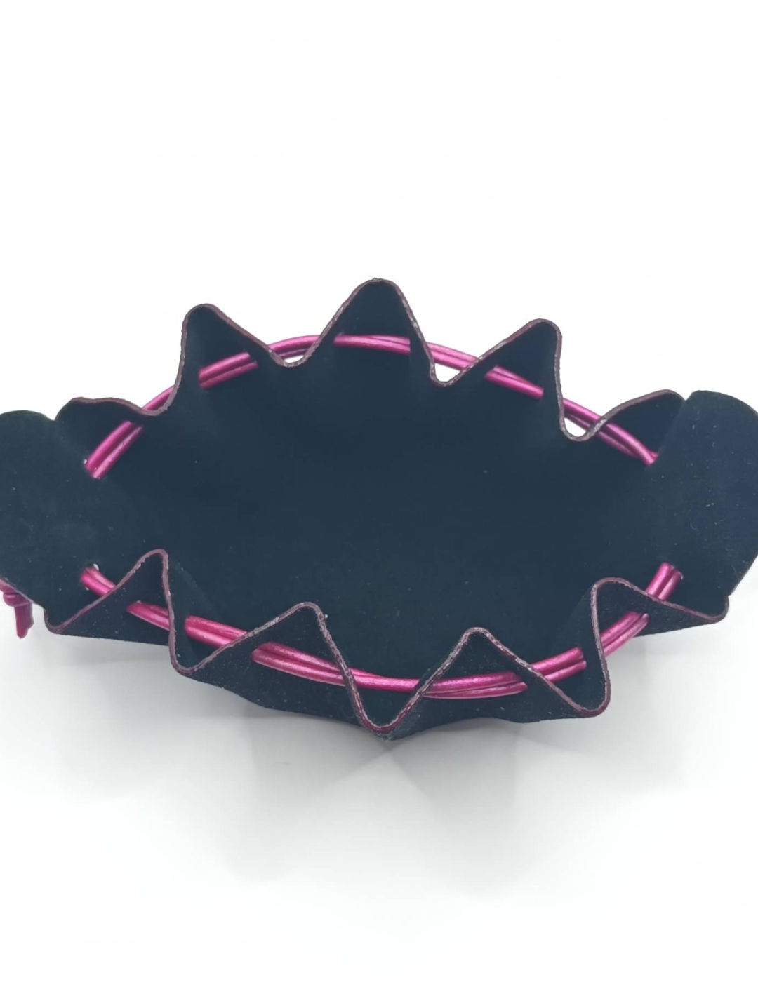 Petite bourse Bordeaux Pailleté rose