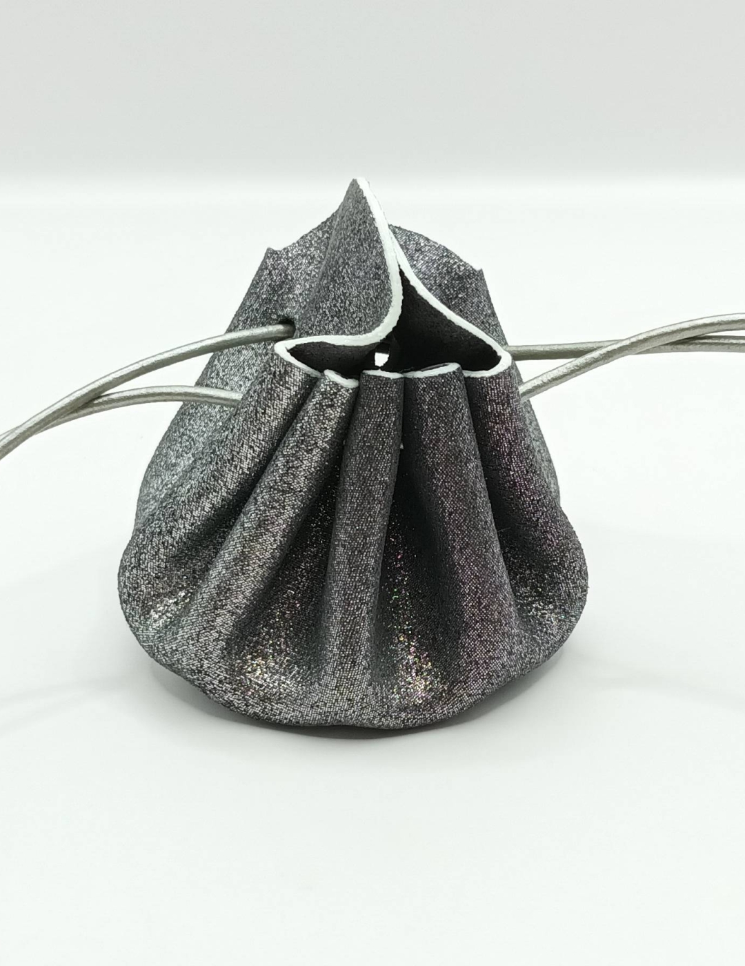 Petite bourse Argenté foncé Pailleté