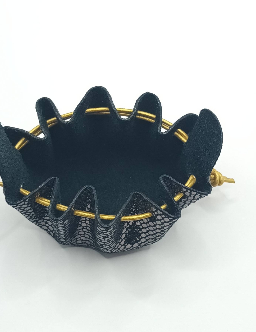 Petite bourse Noir A grosses paillettes