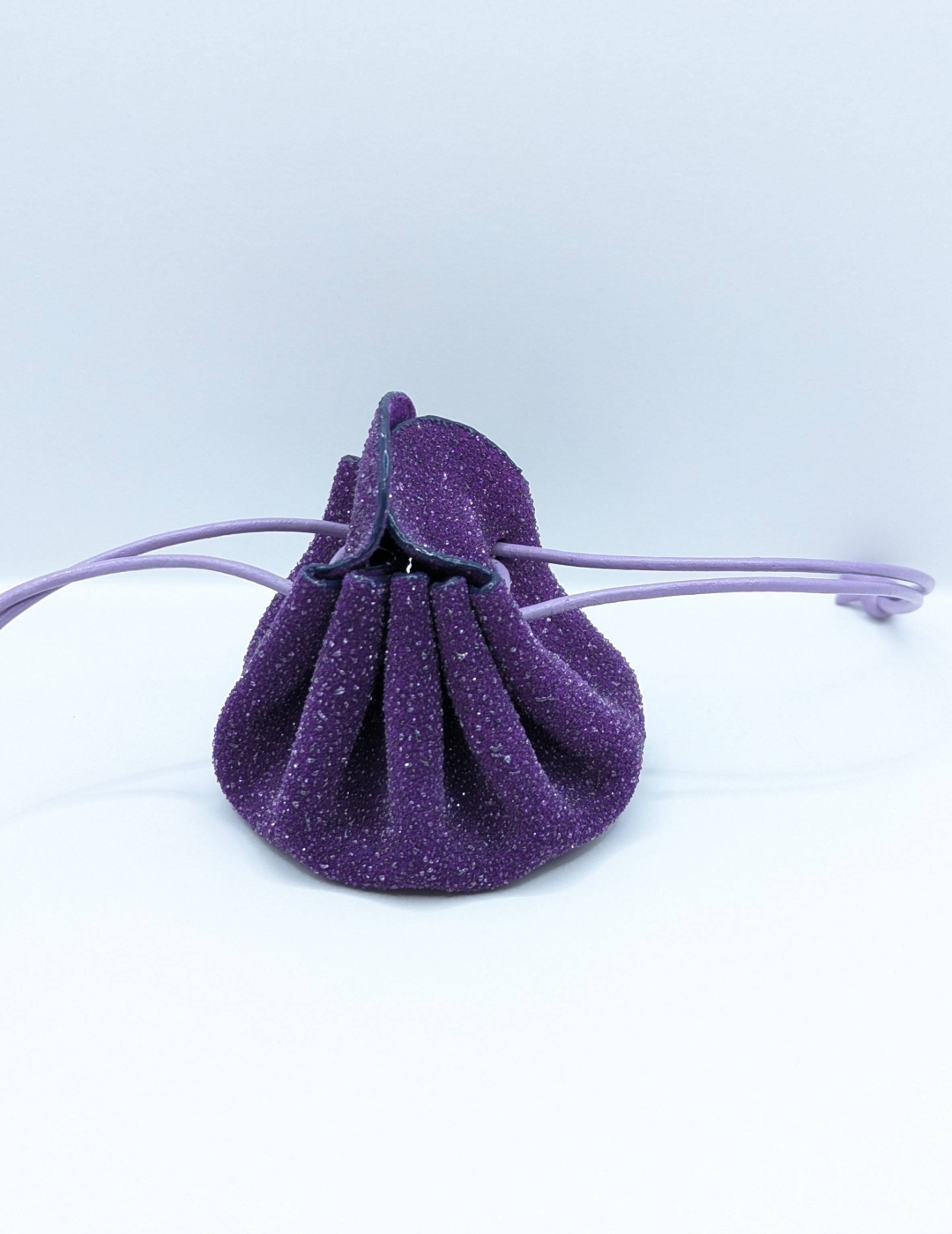 Petite bourse Violet Perlé