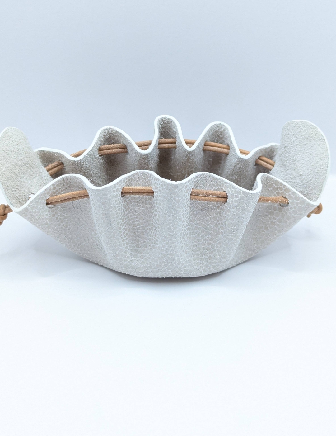 Petite bourse Beige clair Imitation galuchat