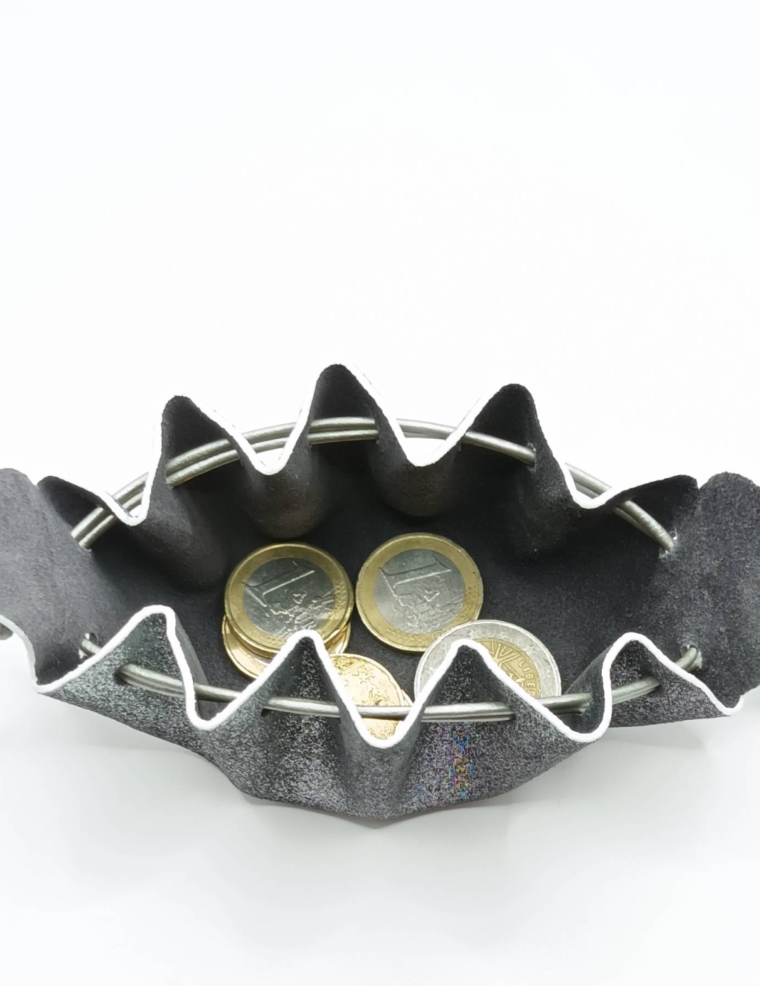 Petite bourse Argenté foncé Pailleté