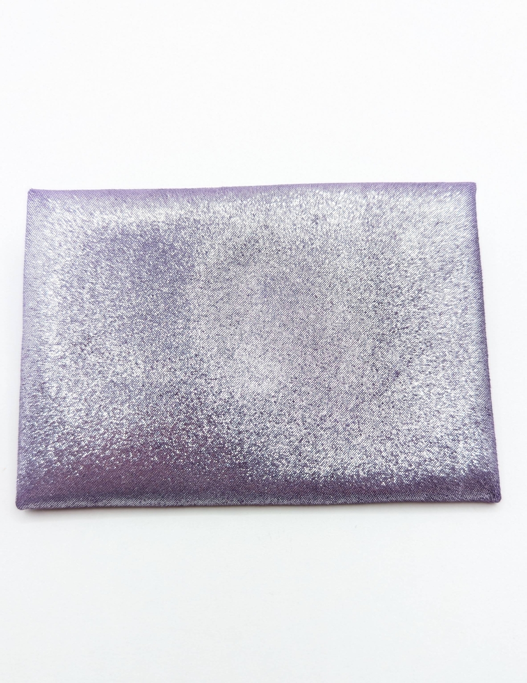 Porte-cartes Violet pailleté