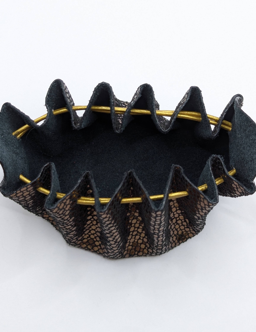 Grande bourse Bronze A grosses paillettes