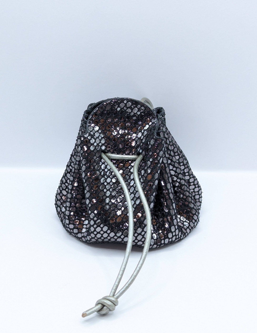 Grande bourse Noir A grosses paillettes