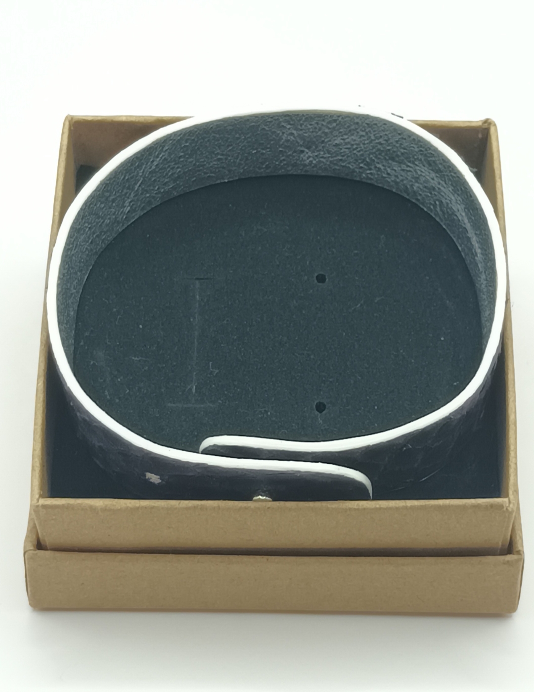 Bracelet violet et argent en saumon