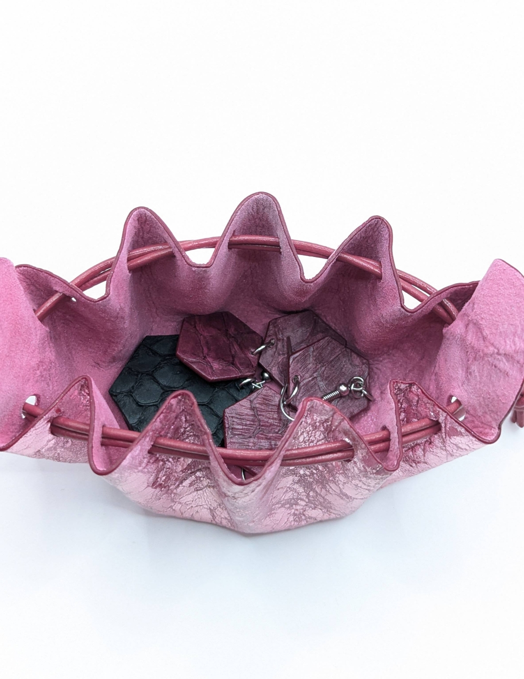 Petite bourse Rose barbie Métallisé