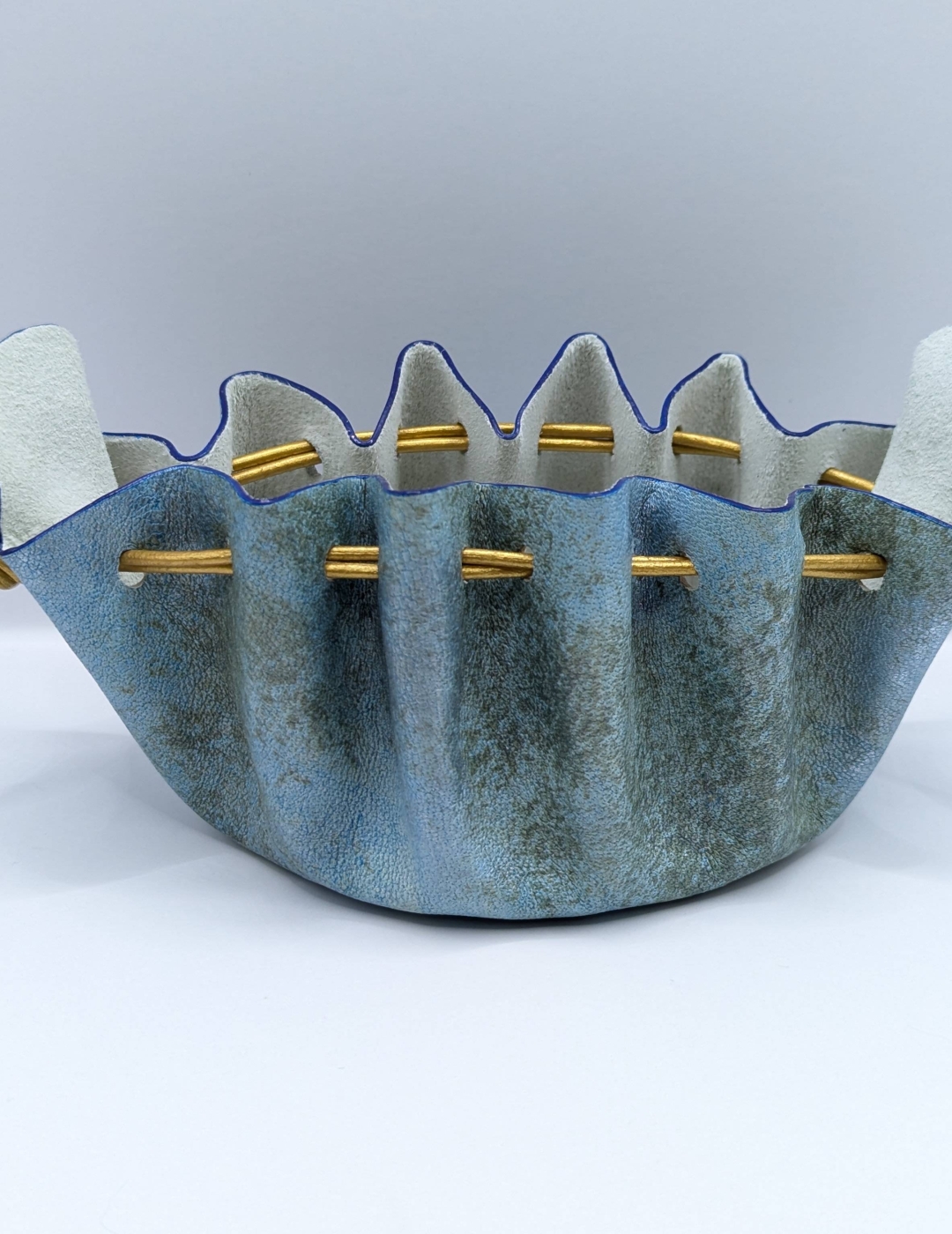 Grande bourse Bleu nuancé gris