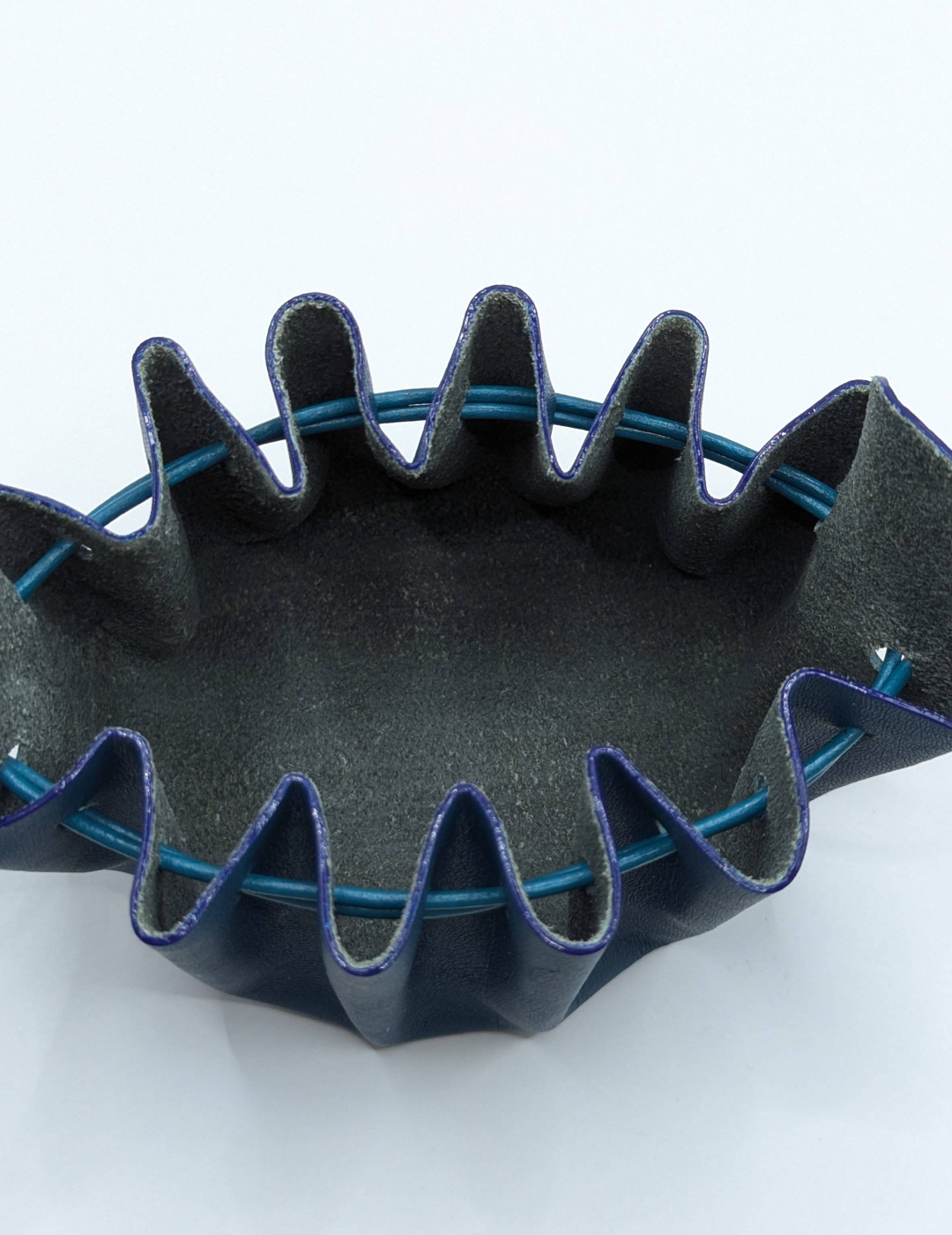 Grande bourse Bleu pétrole