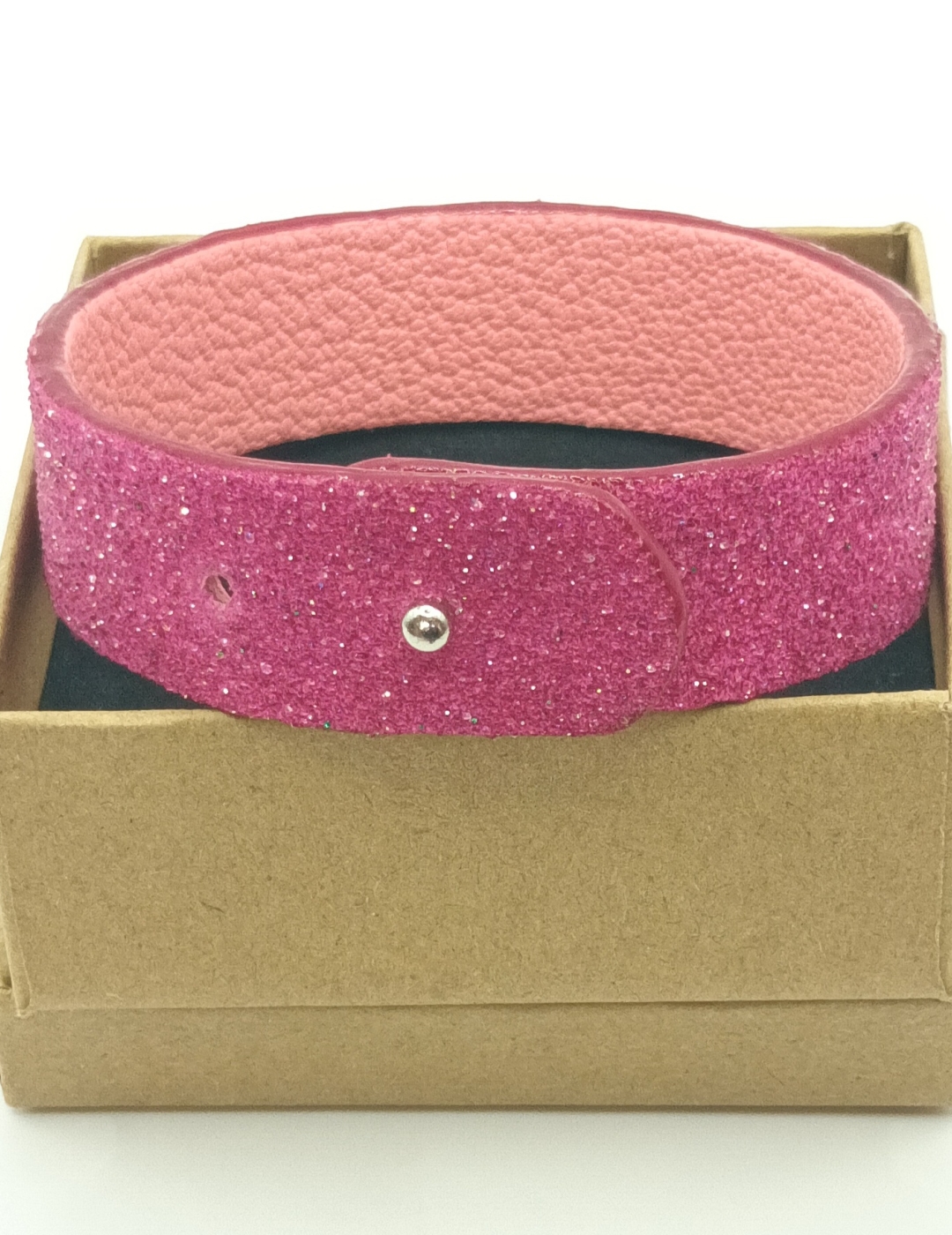 Bracelet perlé rose