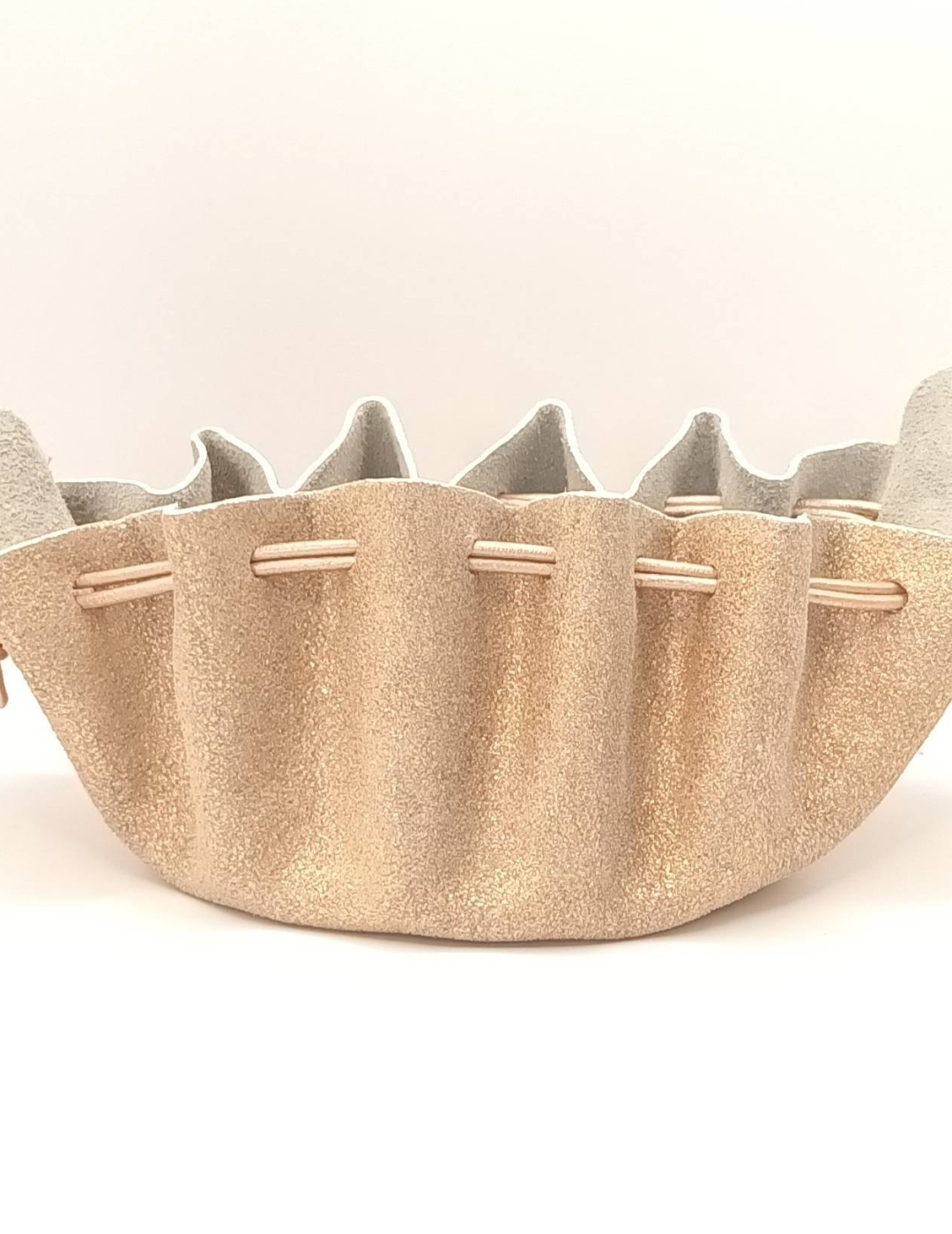 Grande bourse Champagne rosé Pailleté