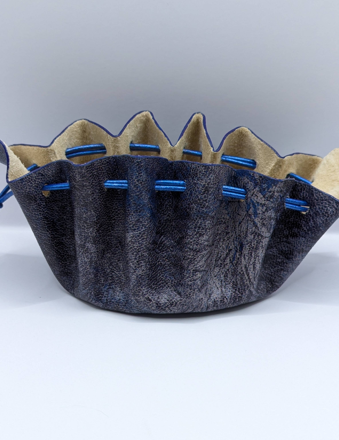 Grande bourse Bleu nuancé