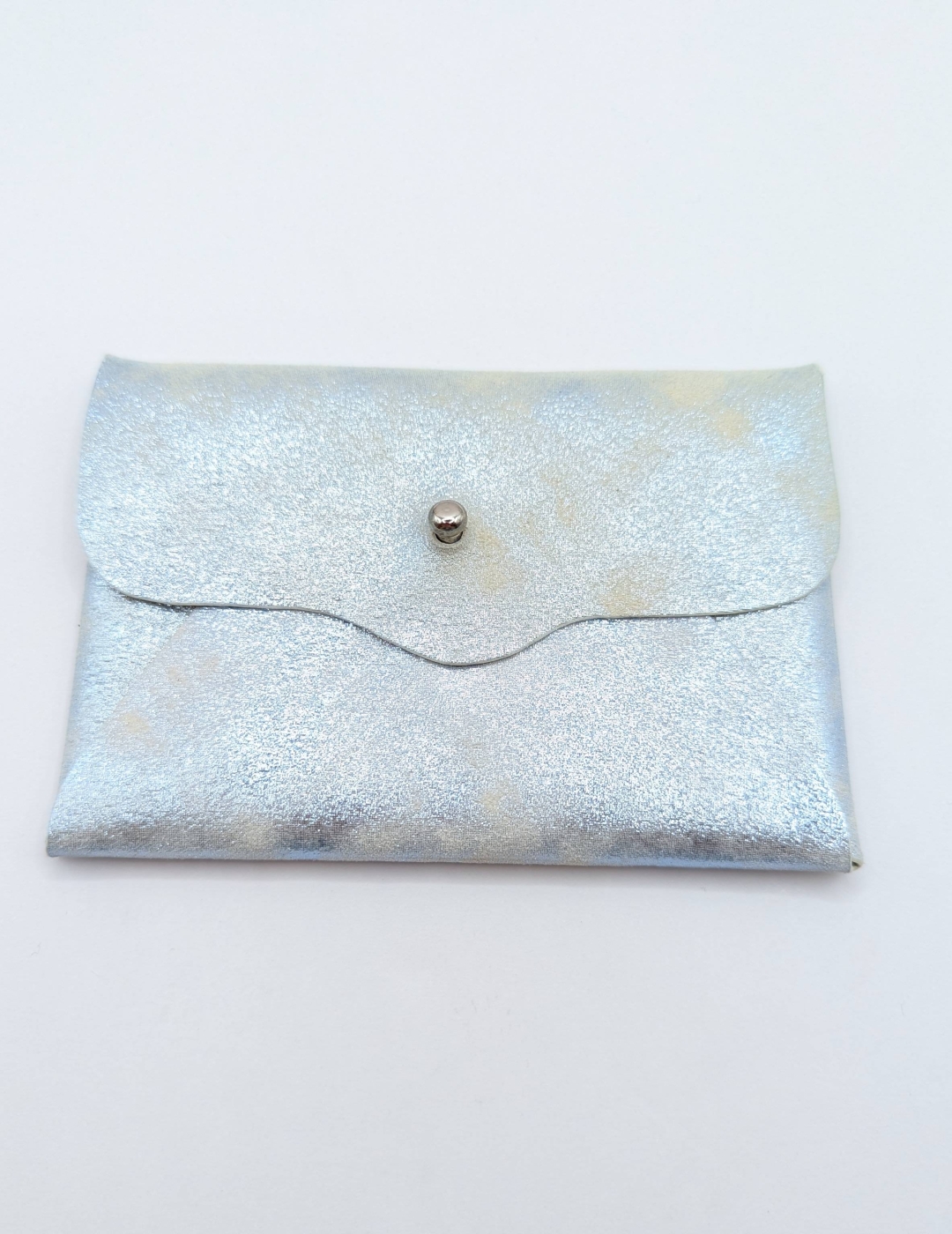 Porte-cartes Argenté bleu