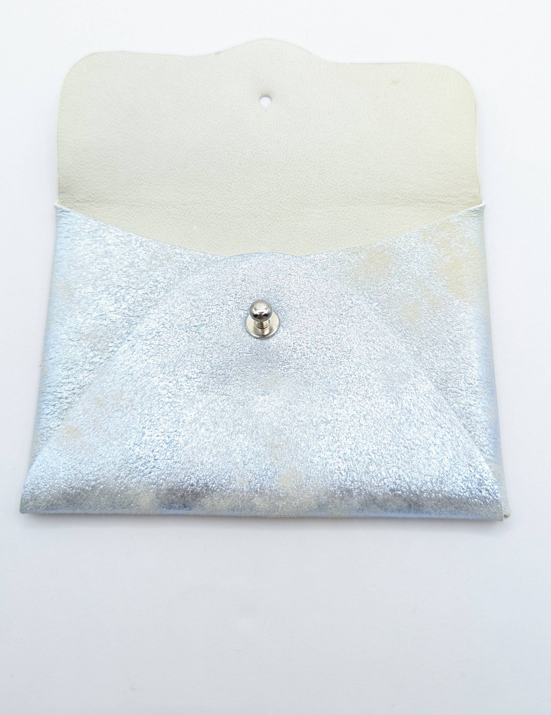 Porte-cartes Argenté bleu