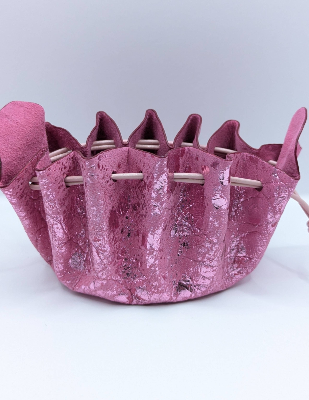 Grande bourse Rose barbie Métallisé