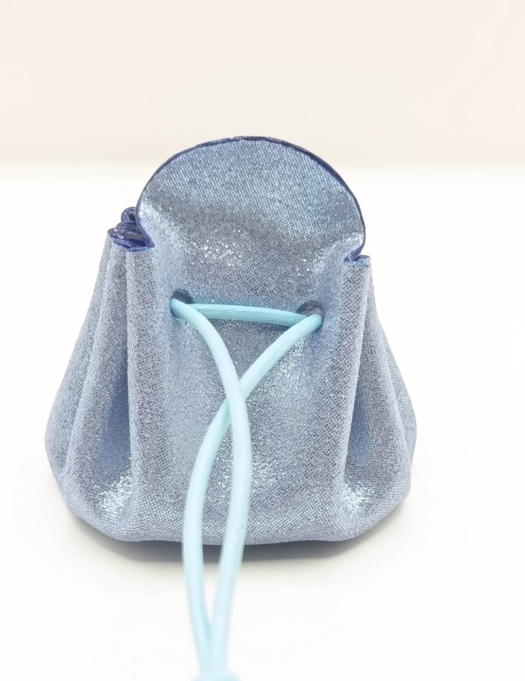 Petite bourse Bleu glacé Irisé