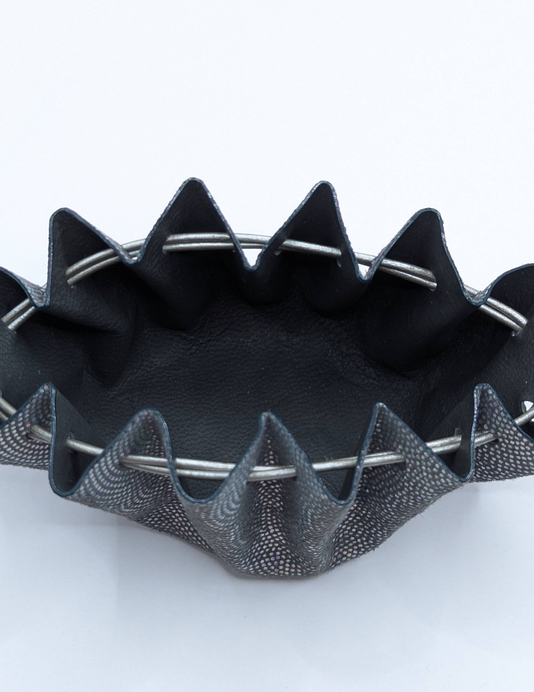 Grande bourse Argenté Pailleté