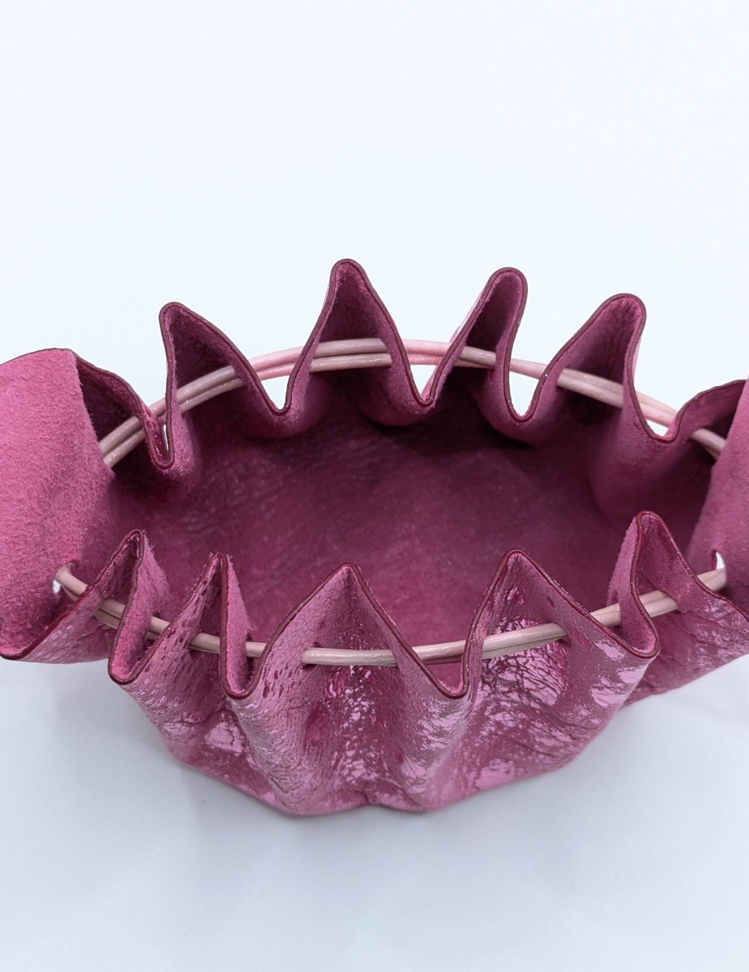 Grande bourse Rose barbie Métallisé