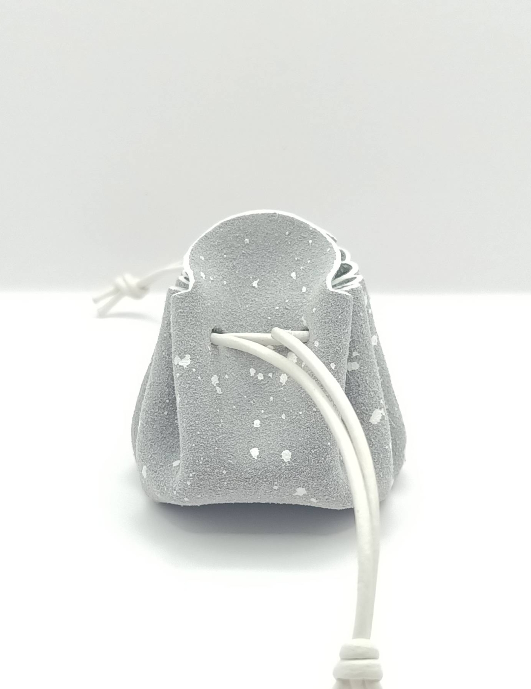 Petite bourse Gris moucheté blanc