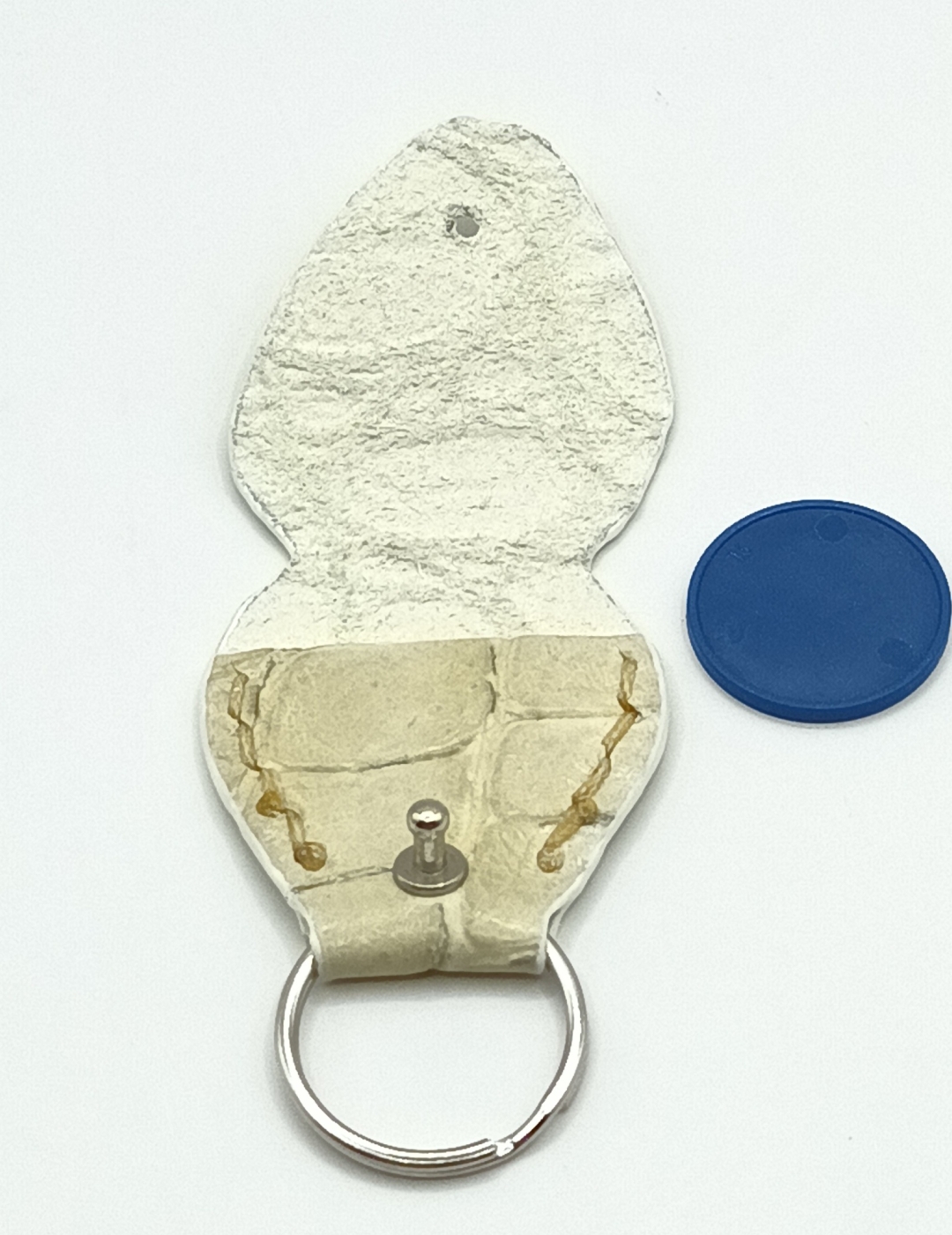 Étui à médiator Beige imitation crocodile