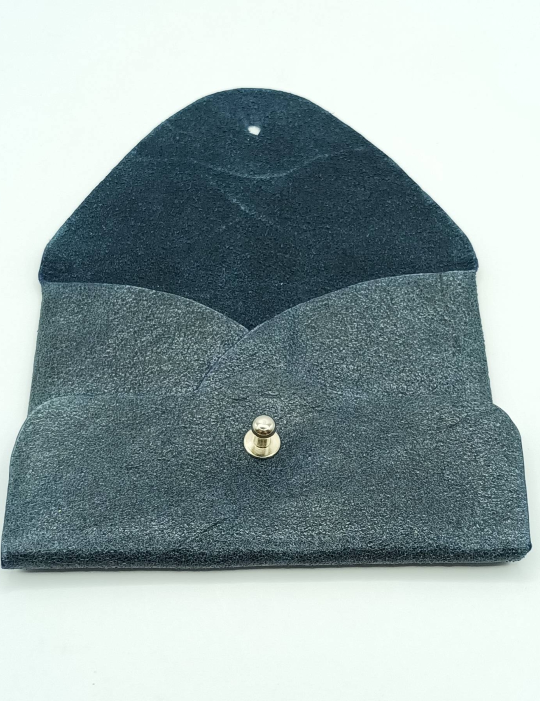 Porte-cartes Noir brut effet velours