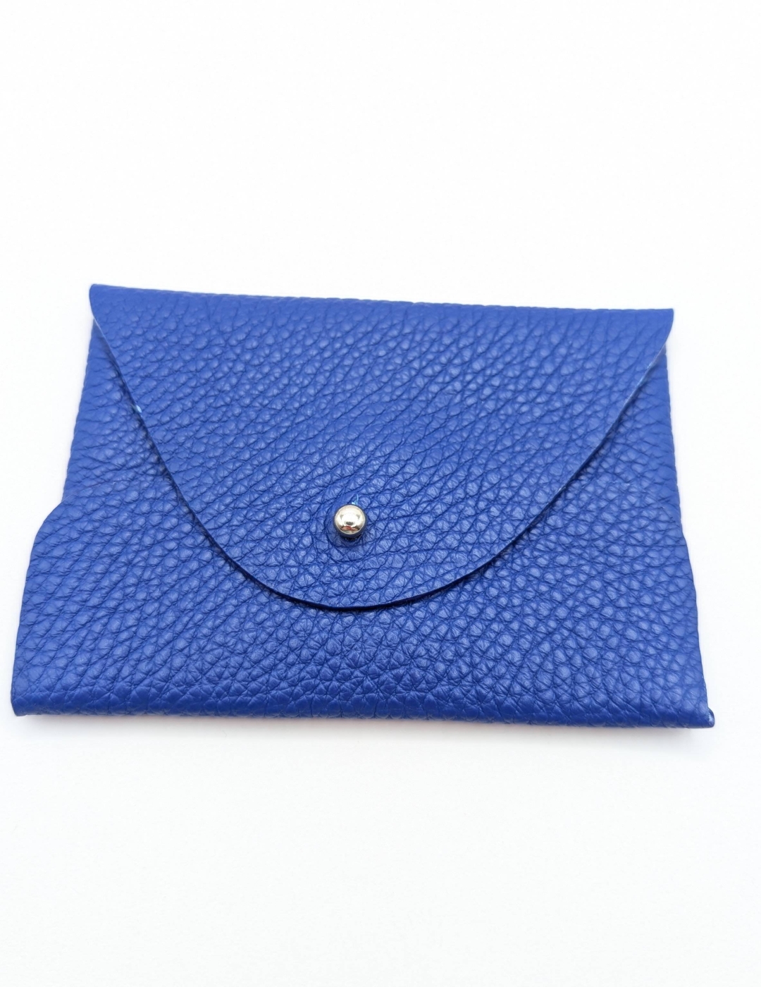 Porte-cartes Bleu roi grainé