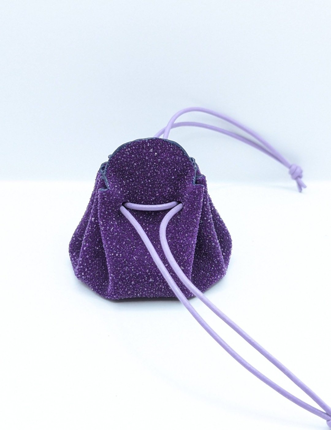 Petite bourse Violet Perlé