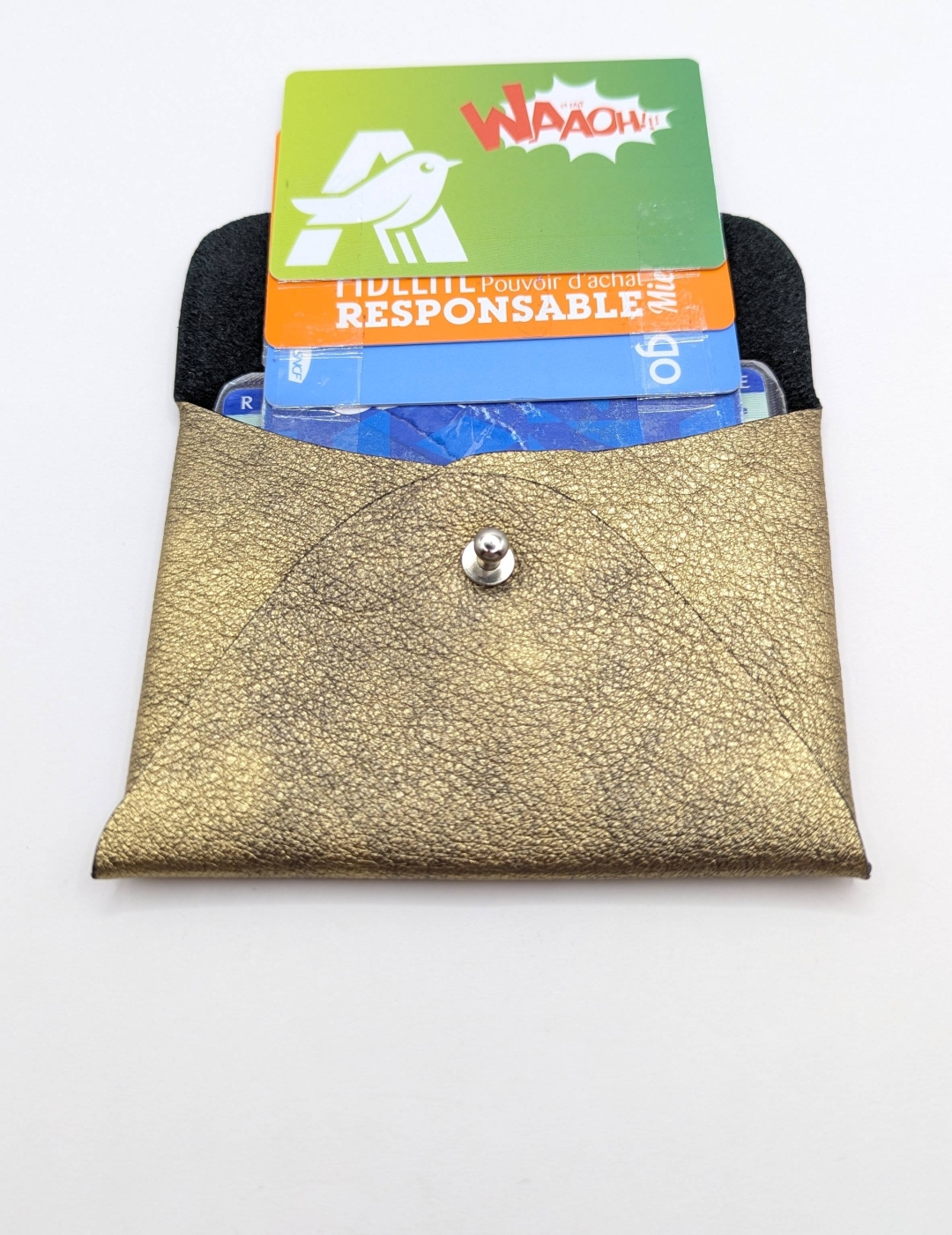 Porte-cartes Doré foncé