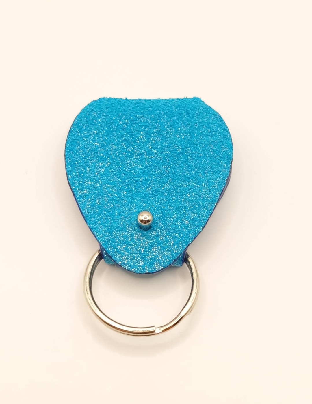 Étui à médiator Bleu pailleté