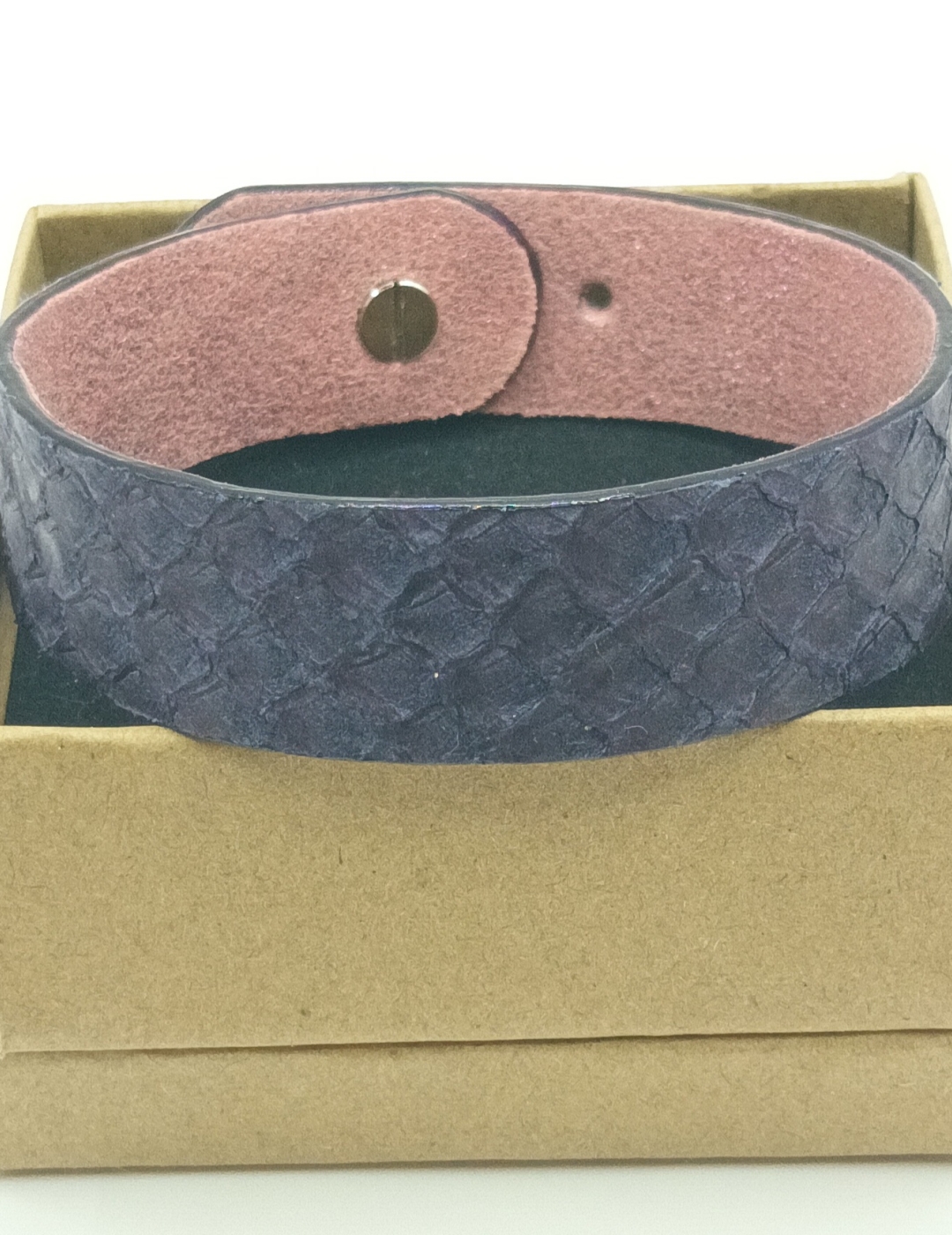 Bracelet violet et rose en saumon