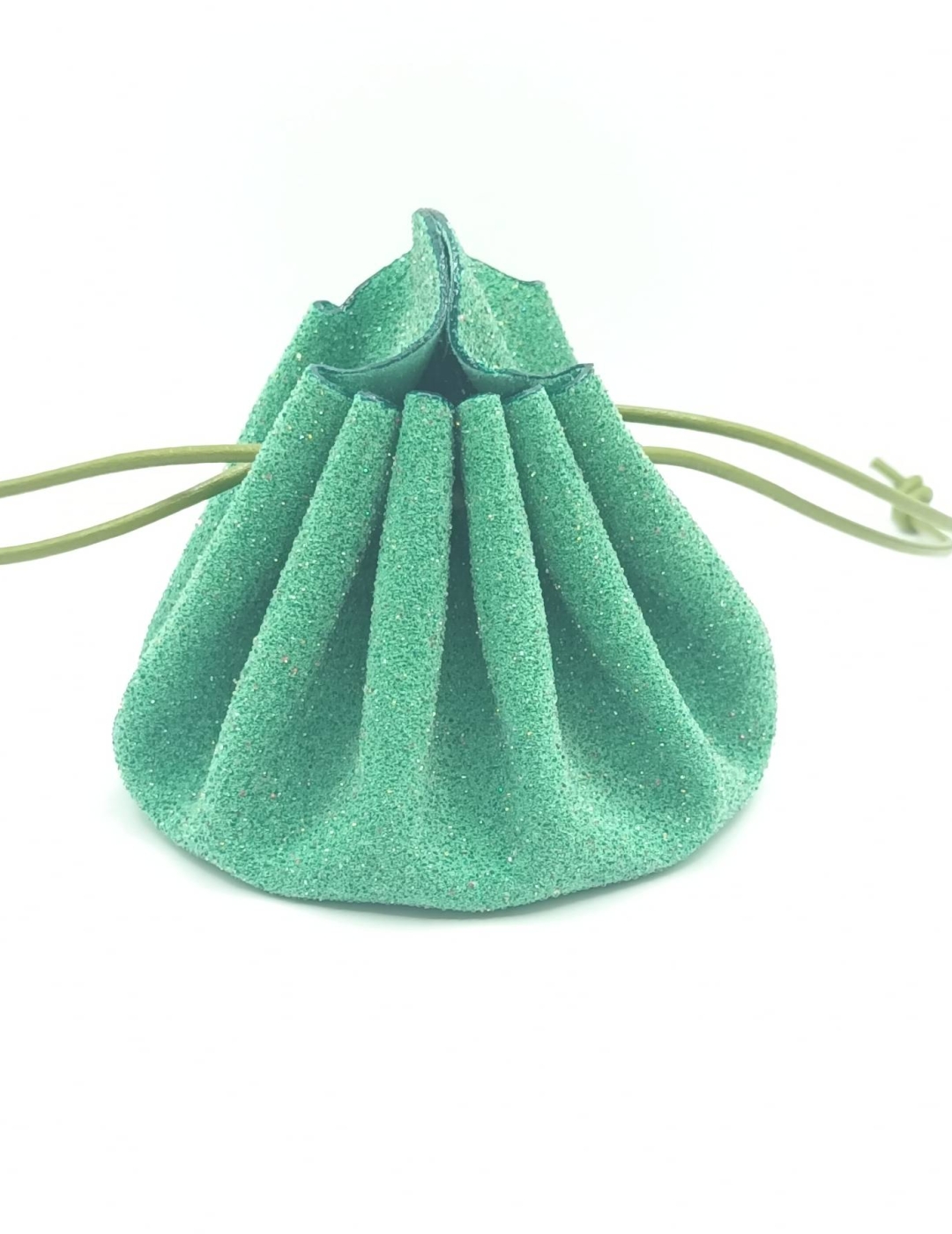 Grande bourse Vert Perlé