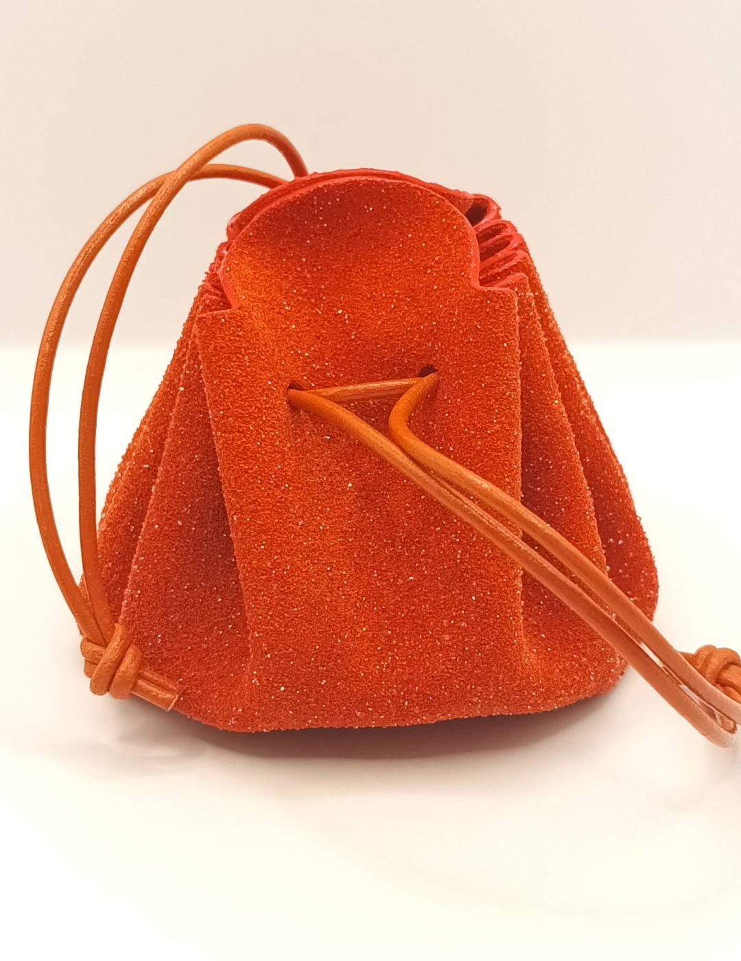 Grande bourse Orange Perlé