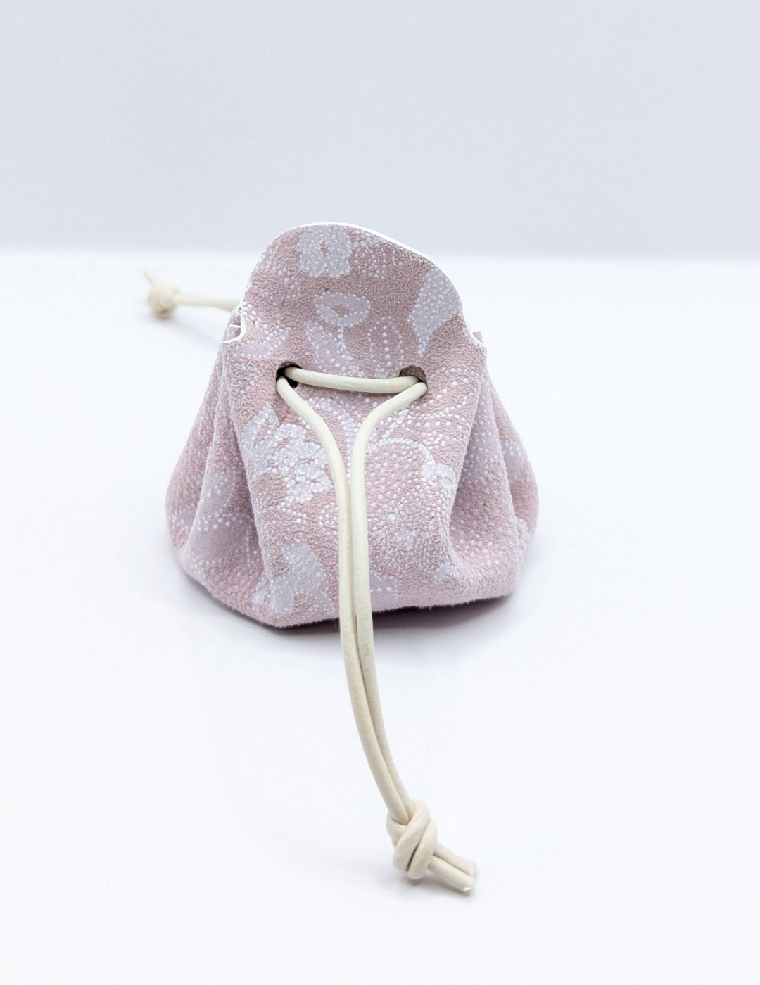 Petite bourse Rose clair Effet dentelle