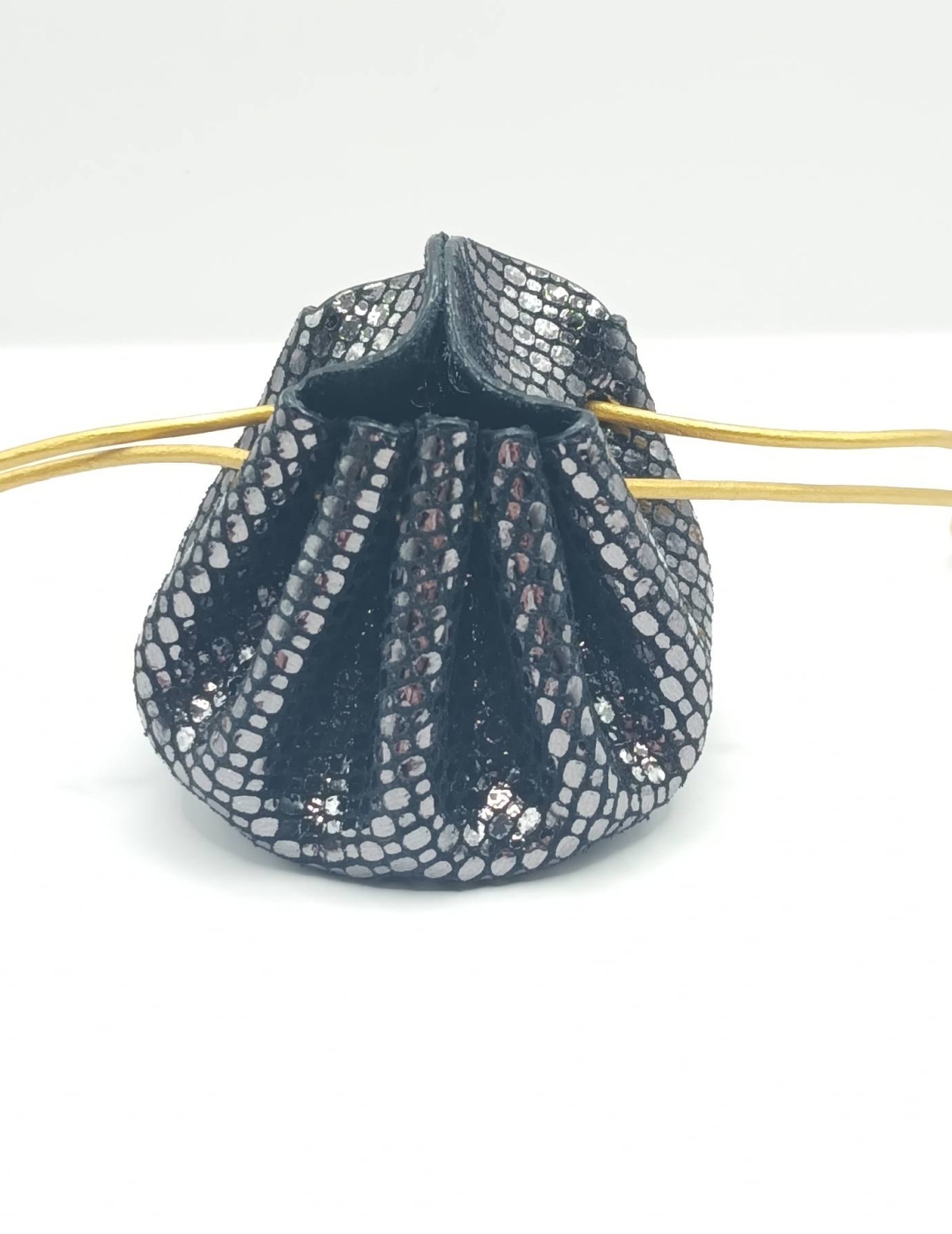 Petite bourse Noir A grosses paillettes