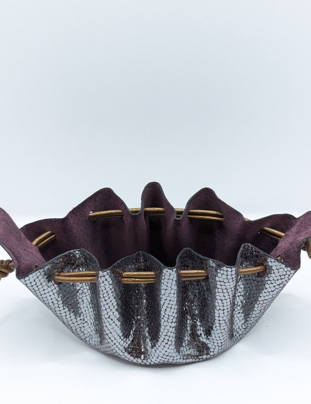 Petite bourse Noir argenté Pailleté