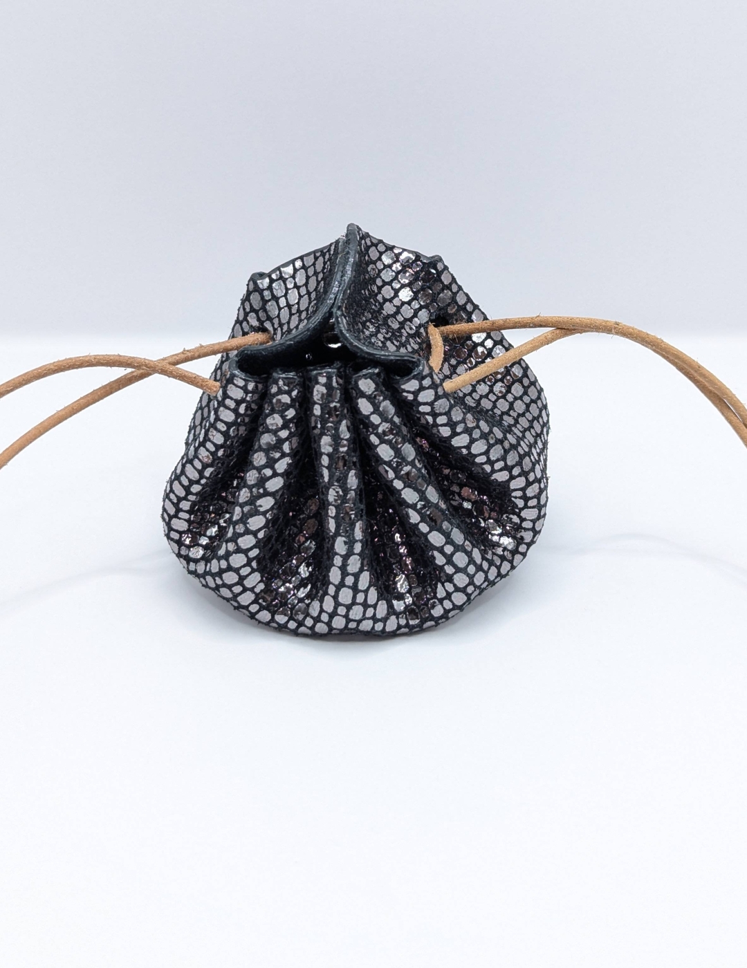 Petite bourse Noir A grosses paillettes